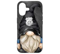 Funny Policeman Garden Gnome For Retired Officer Dad Police Case for iPhone 17