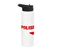 Funny Polish It's Not a Party Until A Polish Girl Walks in Stainless Steel Insulated Water Bottle