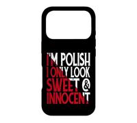 Funny Polish Woman Sweet Innocent Attitude Case for iPhone 17 Pro