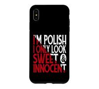 Funny Polish Woman Sweet Innocent Attitude Case for iPhone XS Max