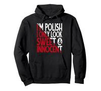 Funny Polish Woman Sweet Innocent Attitude Pullover Hoodie
