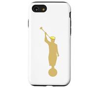 Funny Political Hypocrisy Design - Power and Faith Satire Ar Case for iPhone SE (2020) / 7/8
