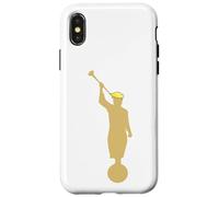 Funny Political Hypocrisy Design - Power and Faith Satire Ar Case for iPhone X/XS