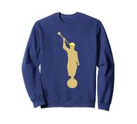 Funny Political Hypocrisy Design - Power and Faith Satire Ar Sweatshirt