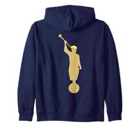 Funny Political Hypocrisy Design - Power and Faith Satire Ar Zip Hoodie