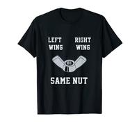 Funny Political Left Wing Right Wing Same Nut Dems Repub T-Shirt