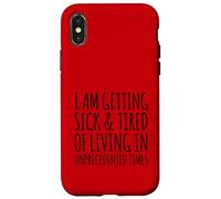 Funny Political Millennial Humor Unprecedented Times Boomer Case for iPhone X/XS