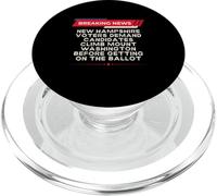 Funny Political News New Hampshire Voters Election 2024 PopSockets PopGrip for MagSafe