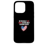 Funny Political Satire Maine Electoral Votes 2024 Election Case for iPhone 15 Pro Max