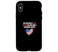 Funny Political Satire Maine Electoral Votes 2024 Election Case for iPhone X/XS