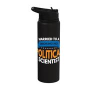Funny Political Scientist Political Science Pol Sci Shirt Stainless Steel Insulated Water Bottle