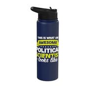 Funny Political Scientist Political Science Pol Sci Shirt Stainless Steel Insulated Water Bottle