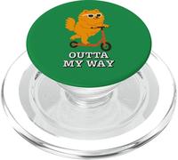 Funny Pomeranian Outta My Way Cool Dog PopSockets PopGrip for MagSafe