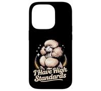 Funny Poodle I Have High Standards Case for iPhone 14 Pro