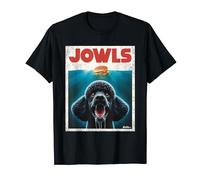 Funny Poodle Standard Poodle Jowls Burger Cute Dog Mom Dad T-Shirt