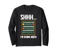 Funny Pool Billiards Im Doing Math Long Sleeve T-Shirt
