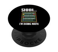 Funny Pool Billiards Im Doing Math PopSockets Adhesive PopGrip