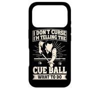 Funny Pool Billiards I'm telling the cue ball what to do Case for iPhone 17 Pro