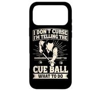 Funny Pool Billiards I'm telling the cue ball what to do Case for iPhone 17 Pro Max
