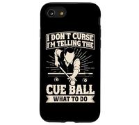 Funny Pool Billiards I'm telling the cue ball what to do Case for iPhone SE (2020) / 7/8