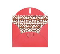 Funny Poop Printing Holiday Happy Birthday Cards Gift With Envelope And Note Tag For Women Men Wife Mom Husband