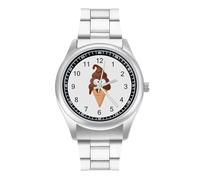 Funny Pooping Shit Ice-Cream Quartz Watch Alloy Watch Dress Decorative for Business Men Women with Design Pattern Print