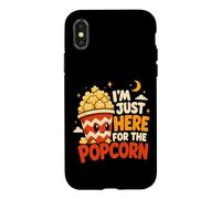 Funny Popcorn I'm Just Here For The Movie Night Kids Case for iPhone X/XS