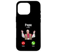 Funny Pope Leo XIV Is Calling Catholic Humor Mens Womens Case for iPhone 16 Pro