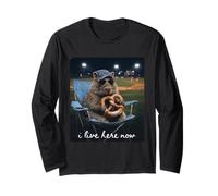 Funny Porcupine Baseball I Live Here Now Long Sleeve T-Shirt