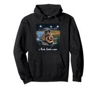 Funny Porcupine Baseball I Live Here Now Pullover Hoodie