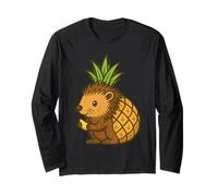 Funny Porcupineapple Porcupine Pineapple Animal Adult Kids Long Sleeve T-Shirt