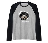 Funny Portuguese Water Dog Owner Humor Raglan Baseball Tee
