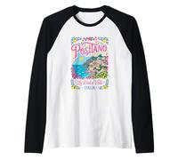 Funny Positano La Dolce Travel Europe Lover Italy Raglan Baseball Tee