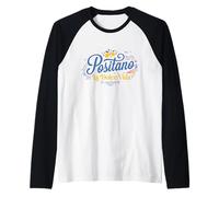 Funny Positano Travel Europe Lover Italy Italia Raglan Baseball Tee