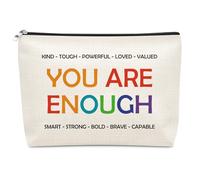 Funny Positive Gifts for Women Makeup Bag Inspirational Gift Ideas Motivational Cheer Up Gifts for Women Positive Affirmation Gift Encouragement Cosmetic Bag for Friends Coworkers Sister Travel Pouch