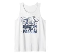 Funny Possum Astronaut - Opossum Pun Houston Space Trash Cat Tank Top