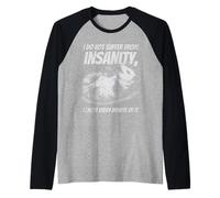 Funny Possum I Do Not Suffer from Insanity Quote Humor Raglan Baseball Tee