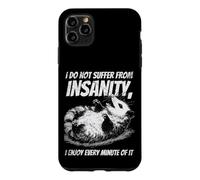 Funny Possum Insanity Quote Vintage Sarcastic Animal Humor Case for iPhone 11 Pro Max