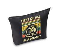 Funny Possum Meme Gifts Cute Sarcastic Possum Quote Makeup Pouch Unique Gift for Opossum Lovers Angry Possum (MB, Possum Delight-PY1)