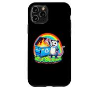 Funny Possum Rainbow Dumpster Fire Case for iPhone 11 Pro