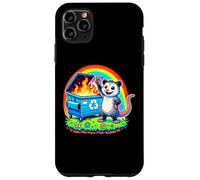 Funny Possum Rainbow Dumpster Fire Case for iPhone 11 Pro Max