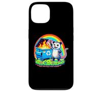 Funny Possum Rainbow Dumpster Fire Case for iPhone 13
