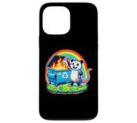 Funny Possum Rainbow Dumpster Fire Case for iPhone 13 Pro Max