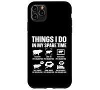 Funny Pot Bellied Pig Owner Spare Time Hobby Humor Case for iPhone 11 Pro Max