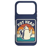 Funny Pot Head Retro Coffee Lover Caffeine Humor Java Case for iPhone 17 Pro