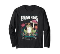 Funny POTS Syndrome Brain Frog Dysautonomia Awareness Long Sleeve T-Shirt