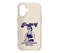 Funny Pottery Humor For Women Clay Therapy Ceramic Design Case for iPhone 17