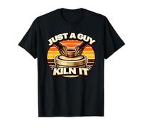 Funny Pottery Shirt Just A Guys Kiln It Retro Ceramic T-Shirt