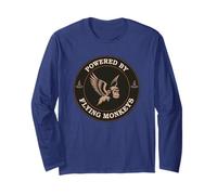 Funny Powered by Flying Monkeys Wizard Magical Witches Force Long Sleeve T-Shirt