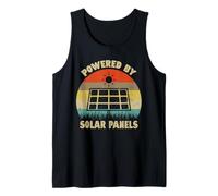 Funny Powered by Solar Panels Environmental Solar Power Tank Top